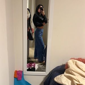 Light blue corduroy urban outfitters bootleggers pants